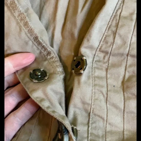 Tan button up dress - Picture 4 of 6